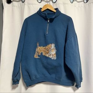 gifts 1/4 zip sweater Medium